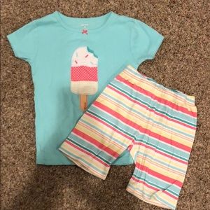 Girls Carters Popsicle Pajamas Set